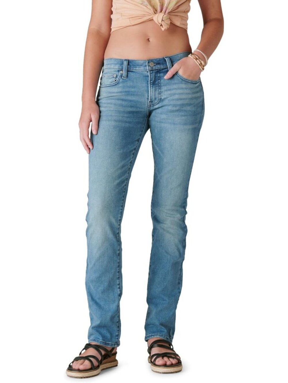 Stylish Women's Sweet Straight Jeans - Comfortable Fit, Versatile Denim, Perfect